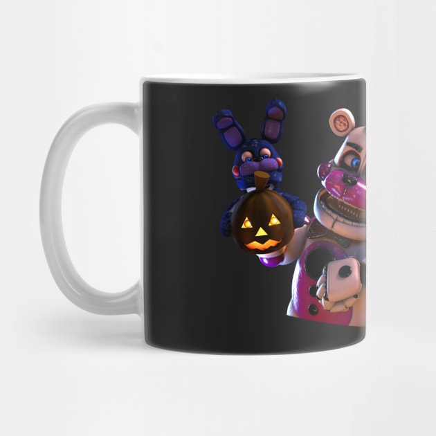 FNAF SIster Location Halloween Funtime Freddy and Ballora by TyphoonCinema